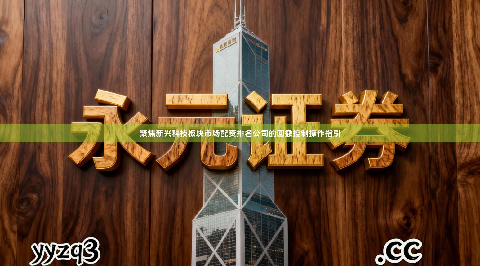 聚焦新兴科技板块市场配资排名公司的回撤控制操作指引